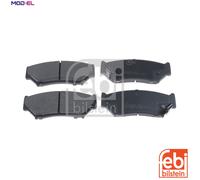 Brake Pads Set fits SUZUKI GRAND VITARA Mk1 2.0D Front 01 to 05 RHW Febi Quality