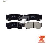 Brake pads Rear Axle 16668 FEBI BILSTEIN for HYUNDAI SANTA FÉ II H-1 Van