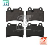 Brake Pads Set fits VW TOUAREG 7L 3.0D Rear 04 to 10 7L6698451B VOLKSWAGEN Febi