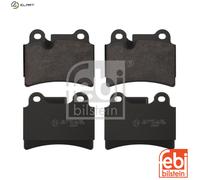Brake Pads Set fits VW TOUAREG 7L 3.0D Rear 04 to 10 7L6698451B VOLKSWAGEN Febi