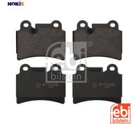 Brake Pads Set fits VW TOUAREG 7L 3.0D Rear 04 to 10 7L6698451B VOLKSWAGEN Febi