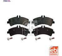 Febi Bilstein Disc Brake Pad Set 16709 Rear for Mercedes Sprinter 906 / 413 CDI