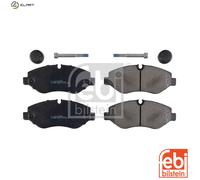 Brake Pads Set fits MERCEDES VITO W639 2.2D Front 2003 on A0044206720 Febi New