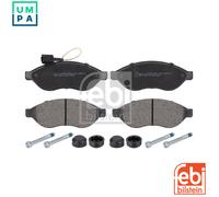Brake Pads Set fits PEUGEOT BOXER 2.2D Front 2006 on E172301 1607878380 Febi New