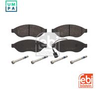 Brake Pads Set fits PEUGEOT BOXER 2.2D Front 2006 on E172301 1607878380 Febi New