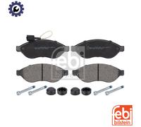 Brake Pads Set fits PEUGEOT BOXER 2.2D Front 2006 on E172301 1607878380 Febi New
