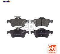 febi bilstein 16718 brake pads (Set of 4) (rear axle)