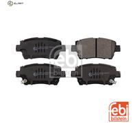 Brake Pads Set fits TOYOTA WILL NCP7 1.5 Front 01 to 05 1NZ-FE 04465YZZDA Febi