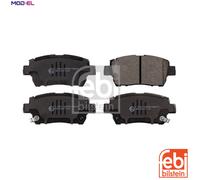 Brake Pads Set fits TOYOTA WILL NCP7 1.5 Front 01 to 05 1NZ-FE 04465YZZDA Febi