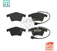 Brake Pads Set fits VW TOUAREG 7L 2.5D Front 03 to 10 7L6698151B 7L6698151F Febi
