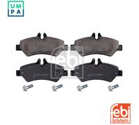 Brake Pads Set fits MERCEDES SPRINTER 906 2.1D Rear 06 to 18 A0044206920 Febi