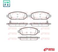 REMSA 1674.02 Brake pad set