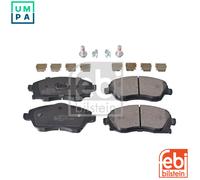 Brake Pads Set fits VAUXHALL COMBO C Front 1.4 1.3D 1.7D 01 to 12 009200108 Febi