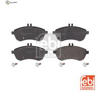 BRAKE PAD SET DISC BRAKE 16749 FOR MERCEDES-BENZ OM 646.811 2.1LM 271.910 1.6L
