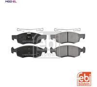 FEBI BILSTEIN Brake Pad Set 16750 - Front Disc Brake, Fits Dacia Renault Nissan
