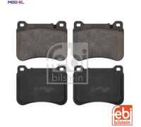 Febi 16751 Disc Brake Brake Pad Set Fits Mercedes C-Class C 180 Kompressor