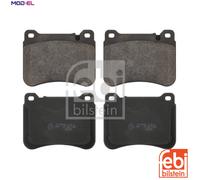 Febi 16751 Disc Brake Brake Pad Set Fits Mercedes C-Class C 180 Kompressor