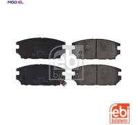 Brake Pads Set fits MITSUBISHI SPACE WAGON 2.4 Rear 98 to 04 4G64(GDI) MB857610