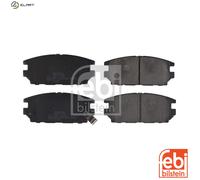 Brake Pads Set fits MITSUBISHI SPACE WAGON 2.4 Rear 98 to 04 4G64(GDI) MB857610