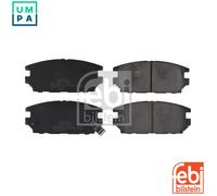 Brake Pads Set fits MITSUBISHI SPACE WAGON 2.4 Rear 98 to 04 4G64(GDI) MB857610