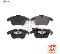 Brake Pads Set fits AUDI A4 B8 2.0D Front 07 to 15 8K0698151A 8K0698151F Febi