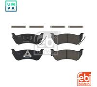 BRAKE PAD SET DISC BRAKE 16769 FOR MERCEDES-BENZ M 111.977 2.3L 4cyl M-CLASS