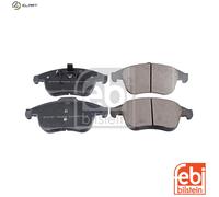 Brake Pads Set fits RENAULT SCENIC Mk3 1.5D Front 2009 on K9K836 410600011R Febi