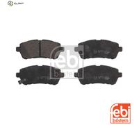 Brake pads Front Axle 16771 FEBI BILSTEIN for SUZUKI DAIHATSU MAZDA SUBARU