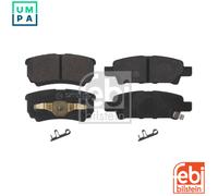 Brake Pads Set fits MITSUBISHI LANCER Mk7, Mk8 Rear 2000 on MN116929 MR955068