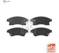 febi bilstein 16789 Brake Pad Set, 1 unit