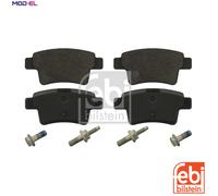 Rear Brake Pads C4 Picasso Set Kit Fits Citroen 16 111 410 80 Febi 16793