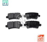 Brake Pads Set fits HONDA CIVIC FK3 2.2D Rear 05 to 11 N22A2 43022SMGE00 Febi