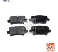 Brake Pads Set fits HONDA CIVIC FK3 2.2D Rear 05 to 11 N22A2 43022SMGE00 Febi