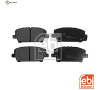 Brake Pads Set fits HONDA CIVIC Mk8 1.6 Front 05 to 12 R16A1 45022SMGE00 Febi