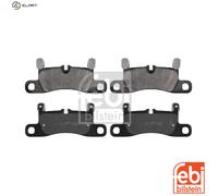 BRAKE PAD SET DISC BRAKE 16809 FOR PORSCHE M 05.9E/MCN.RB 3.0L 6cyl CAYENNE SUV