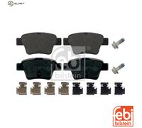 Brake pads Rear Axle 16813 FEBI BILSTEIN for PEUGEOT CITROËN