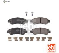 Ferdinand Bilstein Disc Brake Pad Set 16814 – Rear Axle, Fits Peugeot Boxer 3.0 HDi 145