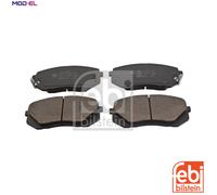 Brake Pads Set fits KIA CARENS Mk3 2.0D Front 2006 on With ABS D4EA 58101D4A15