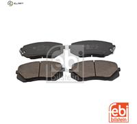 Brake Pads Set fits KIA CARENS Mk3 2.0D Front 2006 on With ABS D4EA 58101D4A15