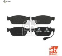 Brake pads Front Axle 16824 FEBI BILSTEIN for VW MULTIVAN Mk V CARAVELLE Mk VI