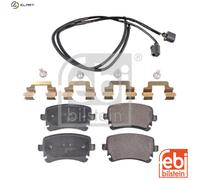 FEBI BILSTEIN Brake Pad Set 16826 - Rear Axle - fits VW Phaeton (3D0698451/3D0698451A)