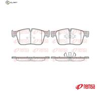 REMSA FRONT DISC BRAKE BRAKE PAD SET 168300