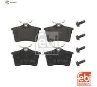 Ferdinand Bilstein Brake Pads 16831 Rear Axle for Citroën / Peugeot