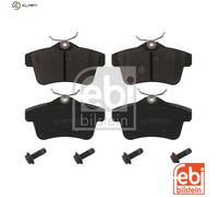 Brake pads Rear Axle 16833 FEBI BILSTEIN for CITROËN PEUGEOT DS