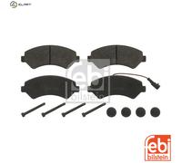 FEBI 16840 BRAKE PAD SET DISC BRAKE Front