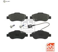 FEBI BILSTEIN Brake Pad Set 16841 - Front Disc Brake - Fits Fiat 500/500C, Ford KA, Panda
