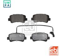 Brake Pads Set fits RENAULT MASTER Mk3 2.3D Rear 2010 on 440600264R 440601147R