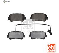 Brake Pads Set fits RENAULT MASTER Mk3 2.3D Rear 2010 on 440600264R 440601147R
