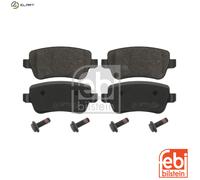 Brake Pads Set fits FIAT CROMA 194 2.4D Rear 05 to 11 939A3.000 77363607 Febi