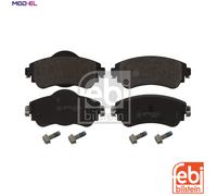 Febi Bilstein Brake Pads Set Front 16866 with Bolts - 1611840080 1617273280 4254A9